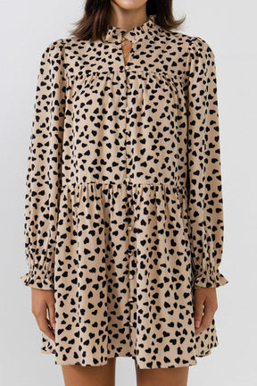 ENGLISH FACTORY - Dotted Button Detail Mini Dress- Sold Out - DRESSES available at Objectrare