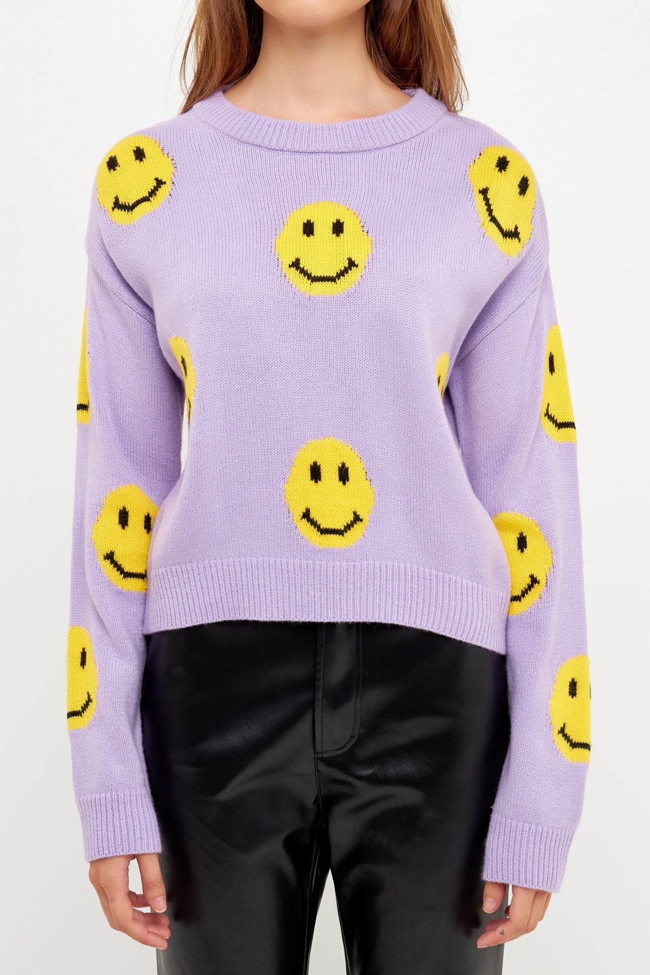 GREY LAB - Grey Lab - Smiley Face Sweater - SWEATERS & KNITS available at Objectrare