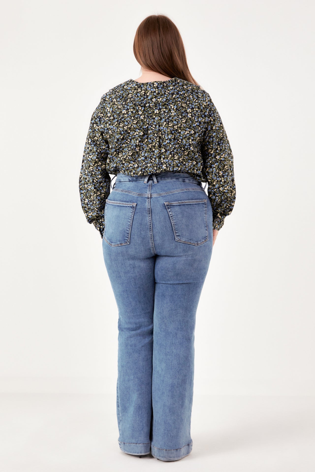 ENGLISH FACTORY - Floral Collar Detail Shirt - BLOUSES available at Objectrare