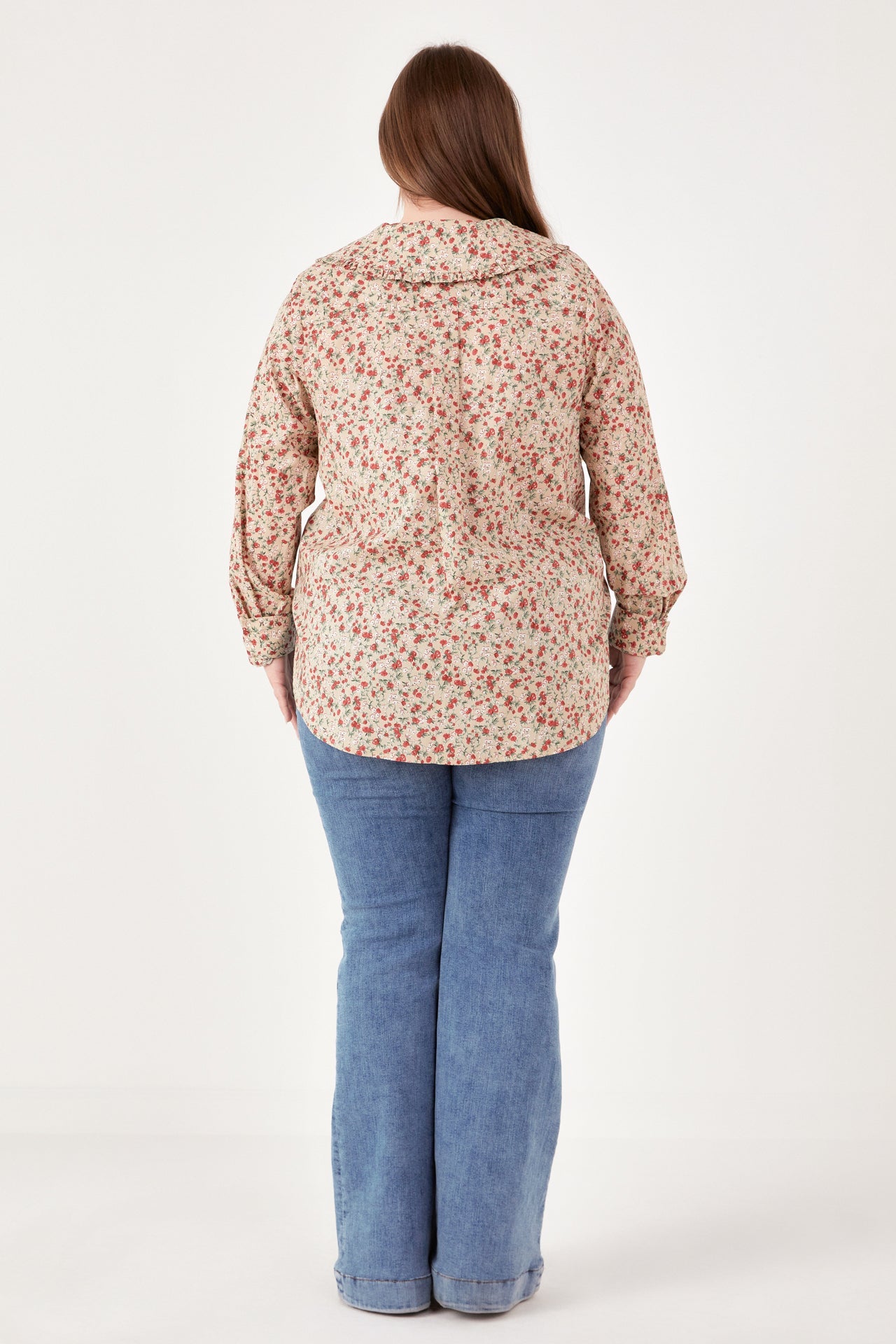 ENGLISH FACTORY - Floral Collar Detail Shirt - BLOUSES available at Objectrare