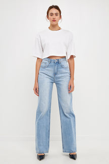 GREY LAB - High Waist Jeans - JEANS available at Objectrare