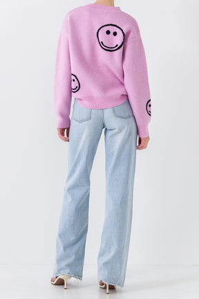 Smile Long Sleeve Sweater