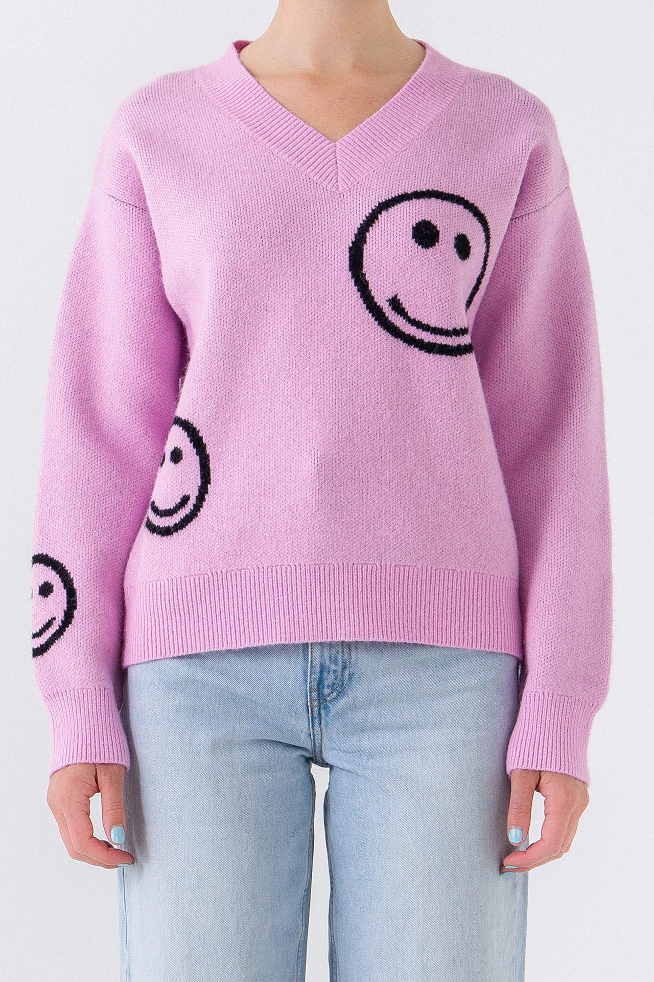 Smile Long Sleeve Sweater