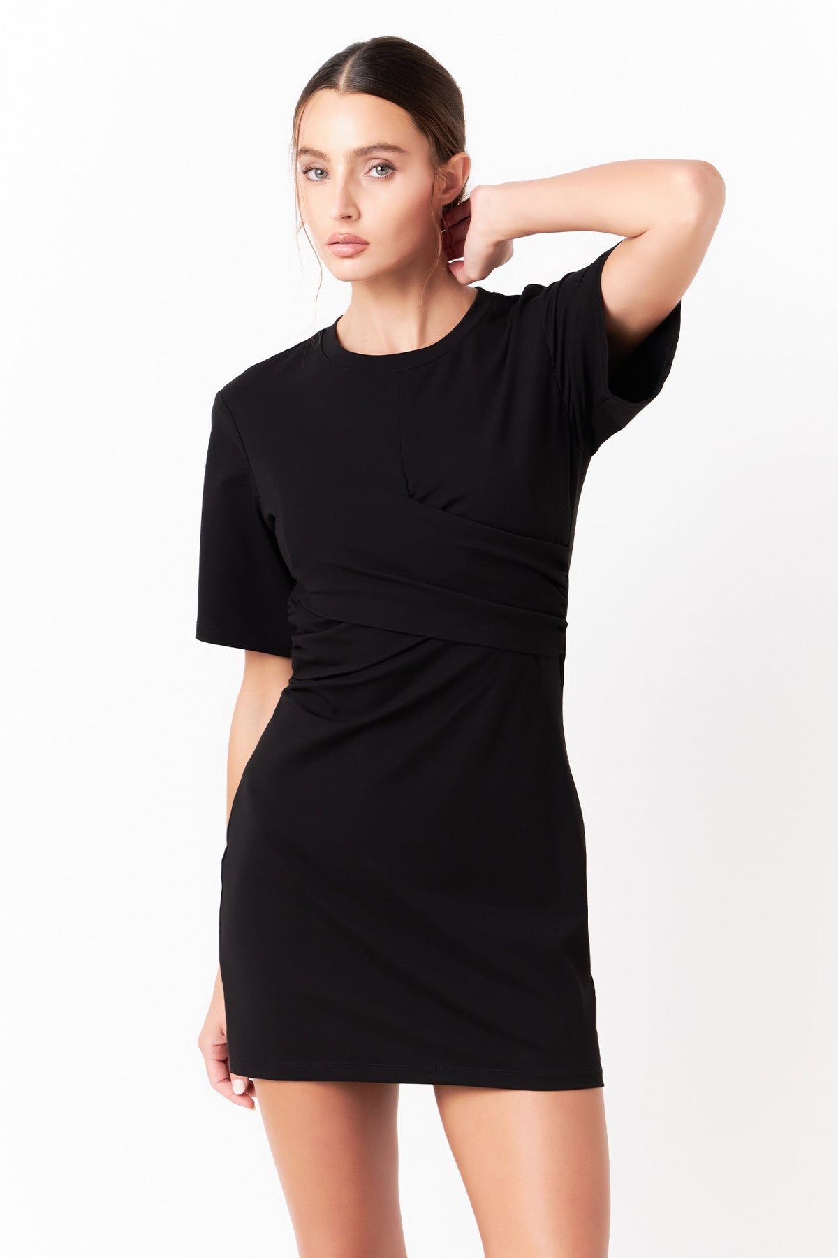 GREY LAB - Twist Detail Knit Mini Dress - DRESSES available at Objectrare