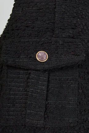 ENDLESS ROSE - Tweed Mini Dress - DRESSES available at Objectrare