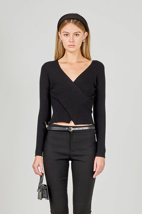 Wrapped Detail Sweater