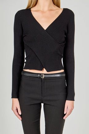 Wrapped Detail Sweater