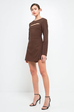 ENDLESS ROSE - Cut Out Detail Romper - ROMPERS available at Objectrare