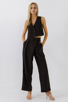 ENDLESS ROSE - Cropped Vest - TOPS available at Objectrare