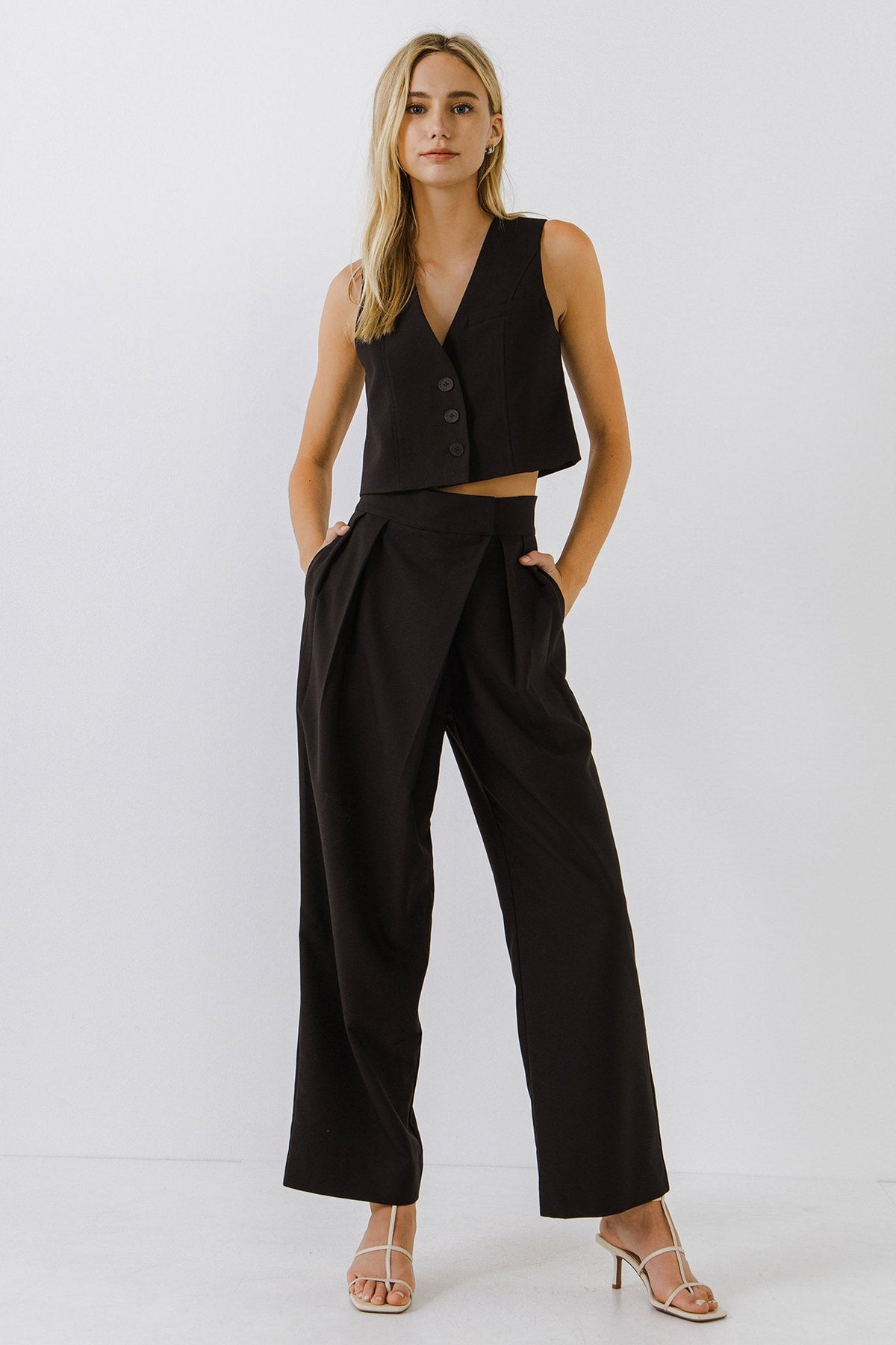 ENDLESS ROSE - Cropped Vest - TOPS available at Objectrare