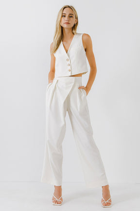ENDLESS ROSE - Cropped Vest - TOPS available at Objectrare