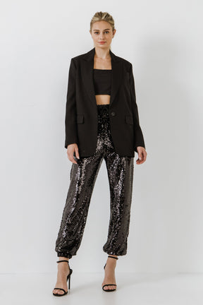 GREY LAB - Relaxed Woven Blazer - BLAZERS available at Objectrare