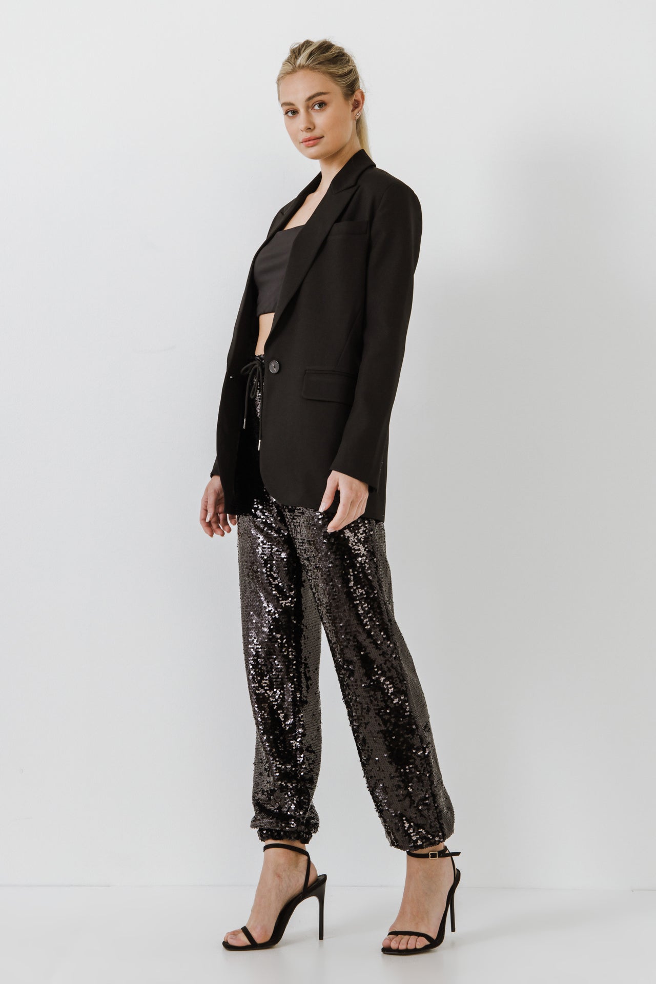 GREY LAB - Relaxed Woven Blazer - BLAZERS available at Objectrare