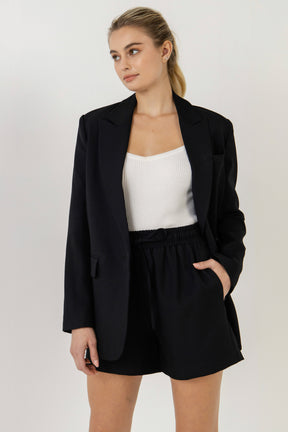 GREY LAB - Relaxed Woven Blazer - BLAZERS available at Objectrare