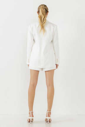 GREY LAB - Relaxed Woven Blazer - BLAZERS available at Objectrare