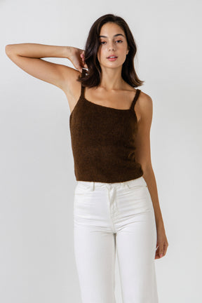 ENDLESS ROSE - Knit Tank Top - CAMI TOPS & TANK available at Objectrare