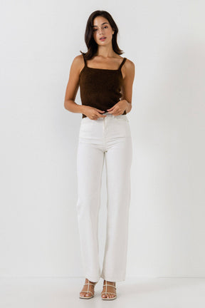 ENDLESS ROSE - Knit Tank Top - CAMI TOPS & TANK available at Objectrare