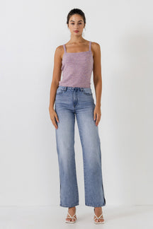 ENDLESS ROSE - Knit Tank Top - TOPS available at Objectrare