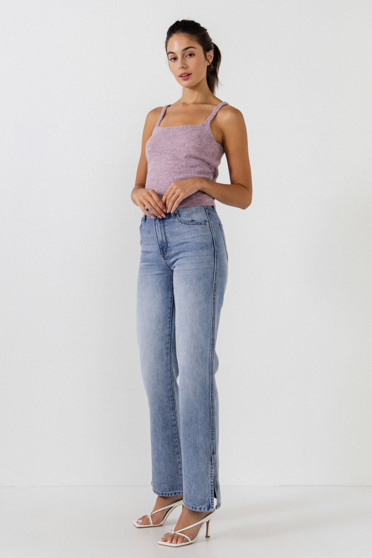 ENDLESS ROSE - Knit Tank Top - CAMI TOPS & TANK available at Objectrare