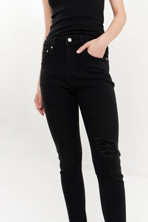 GREY LAB - Grey Lab - Destroyed Skinny Jeans - JEANS available at Objectrare