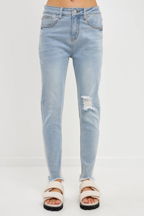 GREY LAB - Grey Lab - Destroyed Skinny Jeans - JEANS available at Objectrare