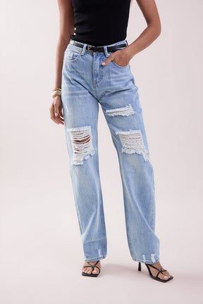 GREY LAB - Destroyed Jeans - JEANS available at Objectrare
