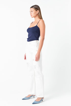 GREY LAB - Destroyed Jeans - JEANS available at Objectrare