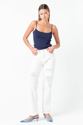 GREY LAB - Destroyed Jeans - JEANS available at Objectrare