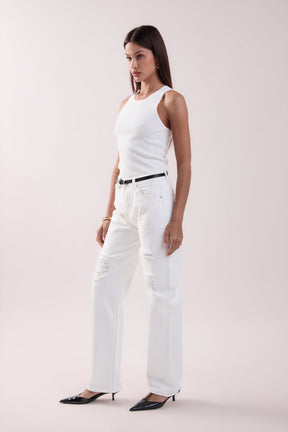 GREY LAB - Destroyed Jeans - JEANS available at Objectrare