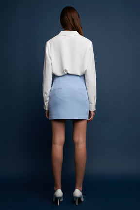 ENDLESS ROSE - High Waist Mini Skirt - SKIRTS available at Objectrare