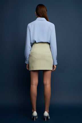 ENDLESS ROSE - High Waist Mini Skirt - SKIRTS available at Objectrare