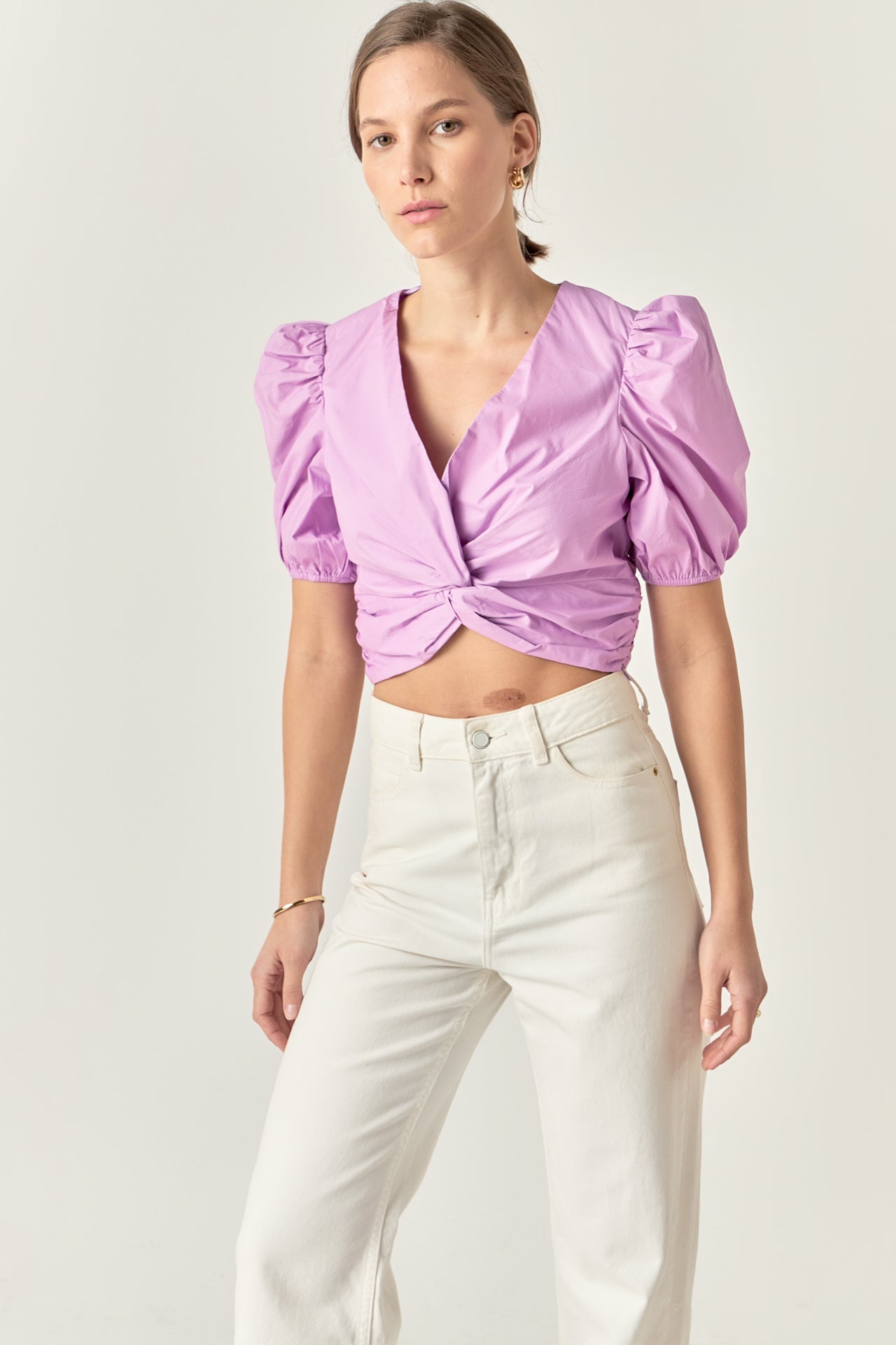 ENGLISH FACTORY - English Factory - Twist Detail Top - TOPS available at Objectrare