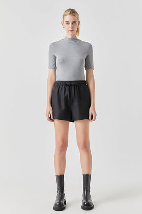 GREY LAB - Elastic Waist Shorts - SHORTS available at Objectrare