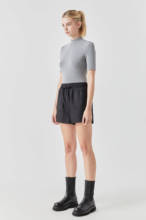 GREY LAB - Grey Lab - Elastic Waist Shorts - SHORTS available at Objectrare