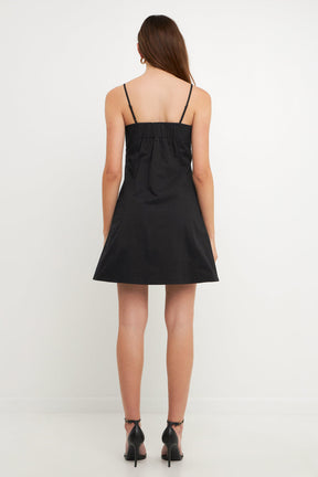 ENDLESS ROSE - Sweetheart Neckline Mini Dress - DRESSES available at Objectrare