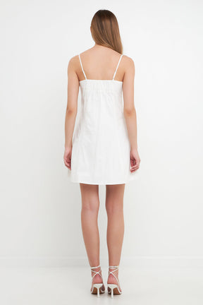 ENDLESS ROSE - Sweetheart Neckline Mini Dress - DRESSES available at Objectrare