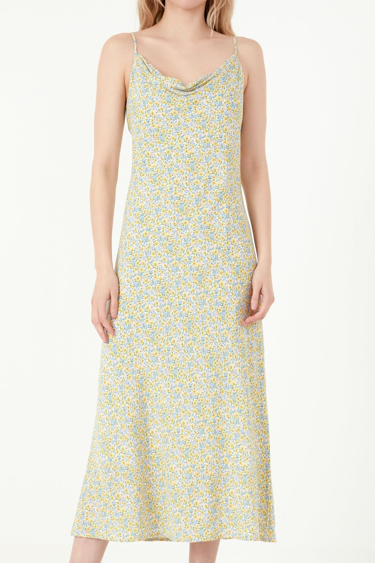 FREE THE ROSES - Floral Midi Dress - DRESSES available at Objectrare
