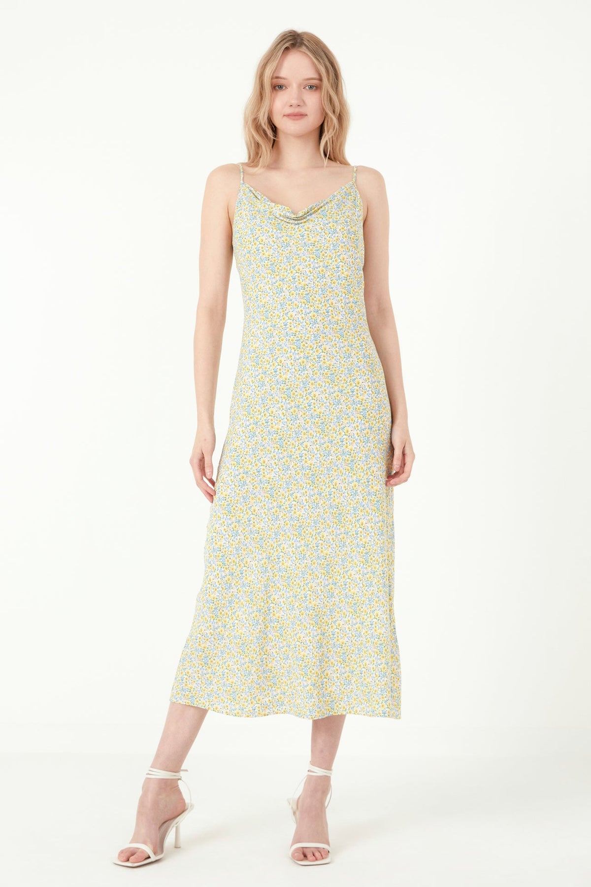 FREE THE ROSES - Floral Midi Dress - DRESSES available at Objectrare