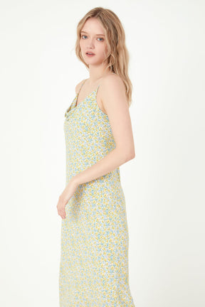 FREE THE ROSES - Floral Midi Dress - DRESSES available at Objectrare