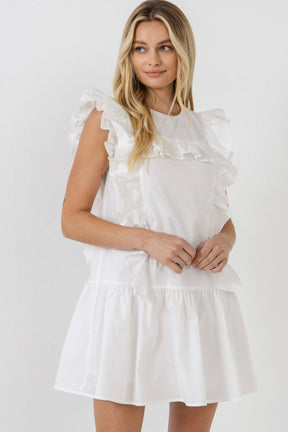 Ruffled Mini Dress