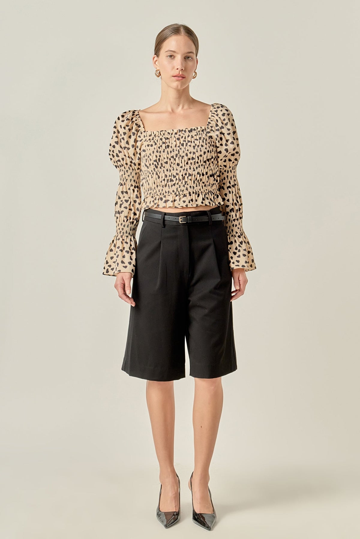 ENGLISH FACTORY - Dotted Smocked Top - TOPS available at Objectrare