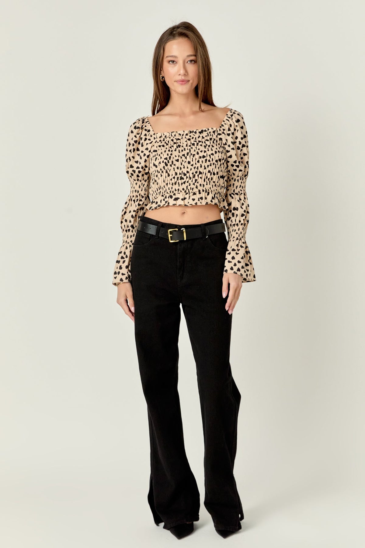 ENGLISH FACTORY - Dotted Smocked Top - TOPS available at Objectrare