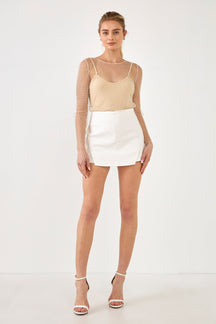 ENDLESS ROSE - Crystal Mesh Top - TOPS available at Objectrare