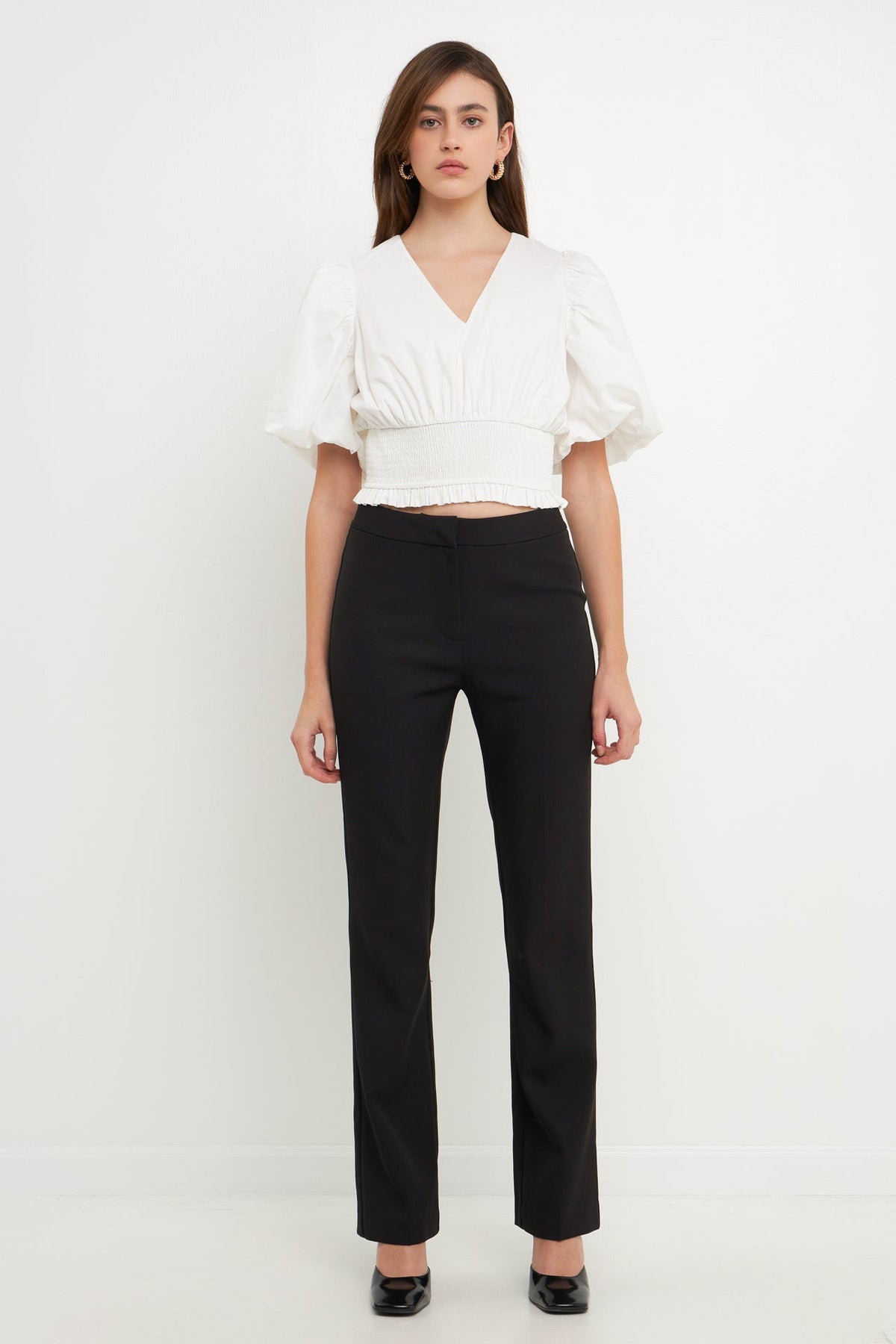 ENDLESS ROSE - Smocked waist Top - TOPS available at Objectrare