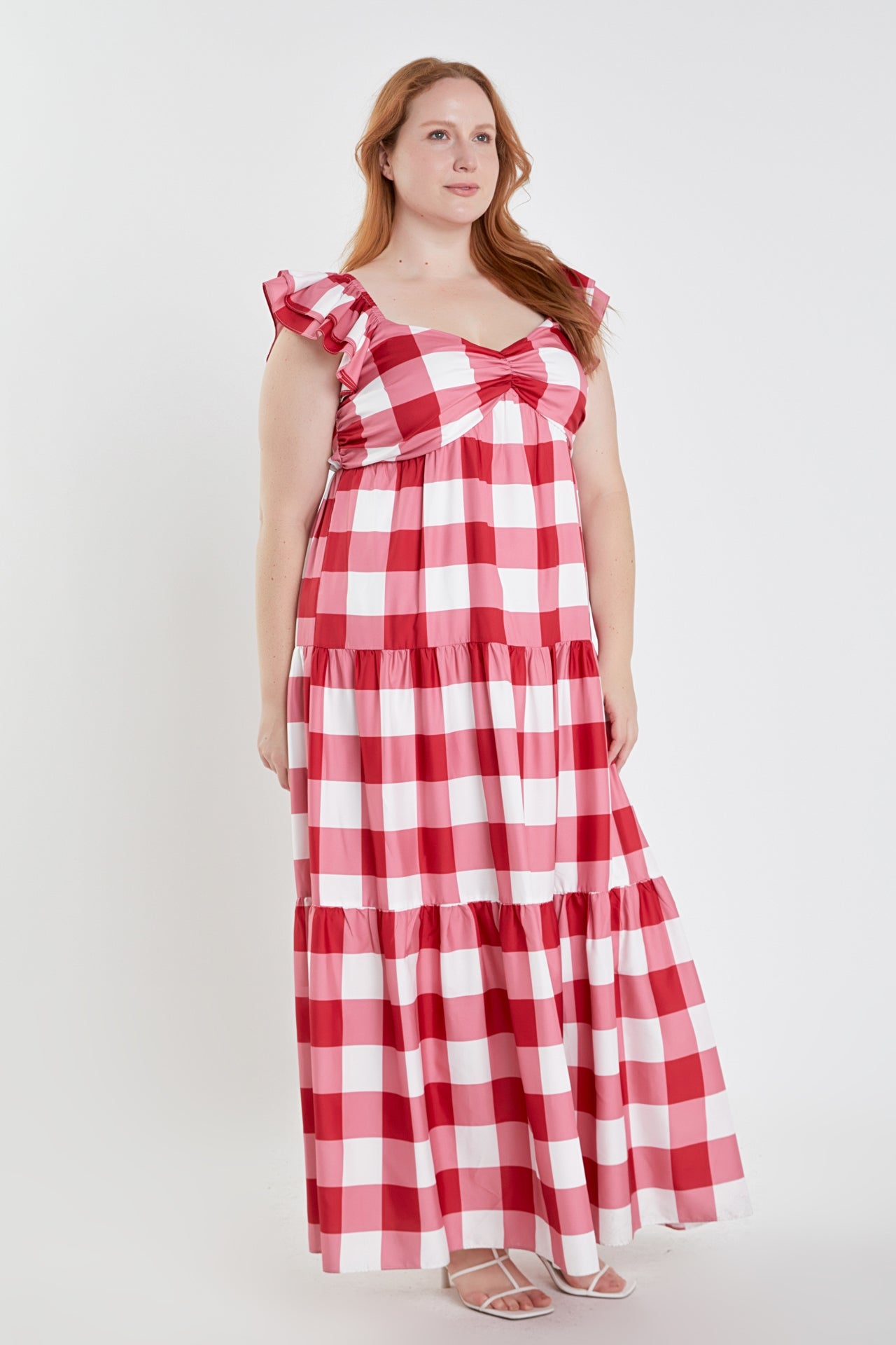 ENGLISH FACTORY - Gingham Maxi Dress - DRESSES available at Objectrare