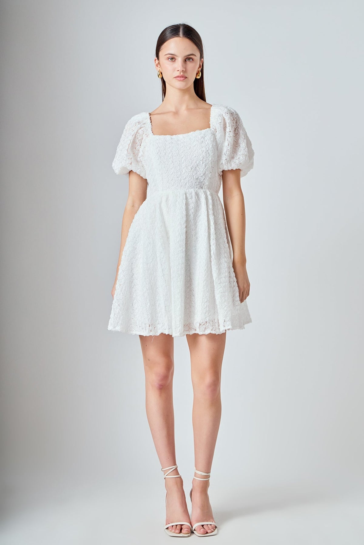 ENDLESS ROSE - Floral Mini Dress - DRESSES available at Objectrare