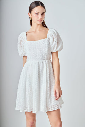 ENDLESS ROSE - Floral Mini Dress - DRESSES available at Objectrare