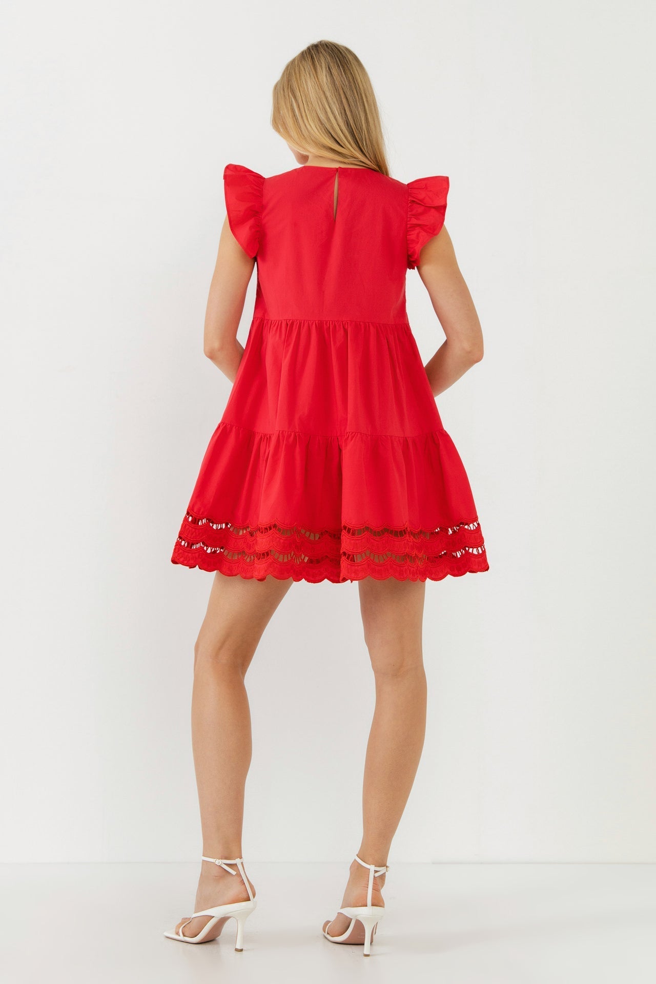 ENGLISH FACTORY - English Factory - Embroidery Detail Mini Dress - DRESSES available at Objectrare