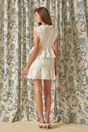 ENDLESS ROSE - Trim Detail Mini Skirt - SKIRTS available at Objectrare