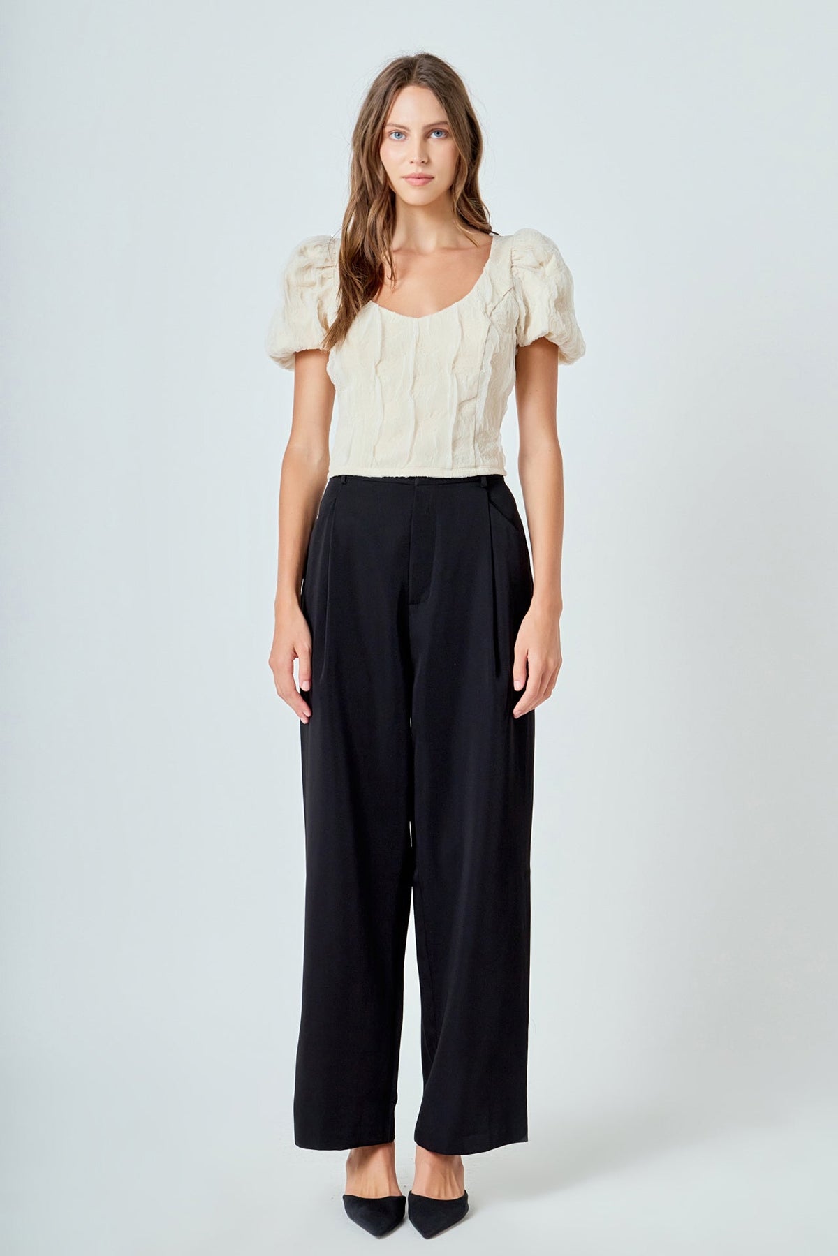 ENDLESS ROSE - Stretch Texture Top - TOPS available at Objectrare